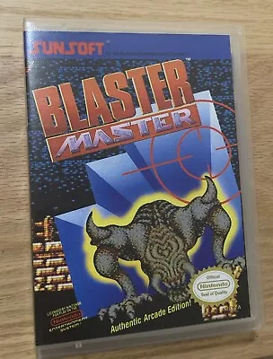 Blaster Master NES (Nintendo Entertainment System 1988) Case And Game Manual • $4.50