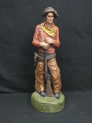 Michael Garman  Cowboy Hand Painted 10  Sculpture Statue • $36.99