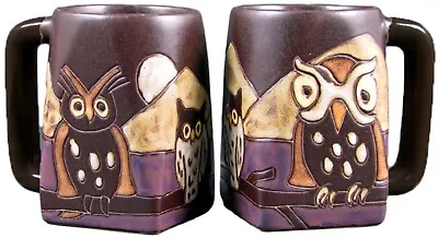 Mara Stoneware Mug - Night Owl  12 Oz.  (511Z5) Ships About May 2 • $22.95