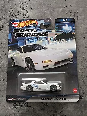 2023 Hot Wheels Fast And Furious Mazda Rx7 FD Premium Real Riders  RX-7 • £13.50