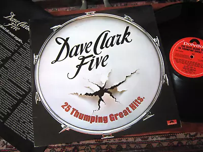 DAVE CLARK FIVE  -     25 Thumping Great Hits    ORIG 1978 UK LP / Inner... EX • £2.99