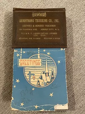 Vintage 1942 Armstrong Trucking Co. Superior Desk Calendar • $12.99