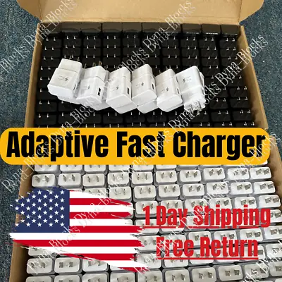 Wholesale Bulk Adaptive Fast USB Wall Charger US Block Power Adapter For Samsung • $231.82