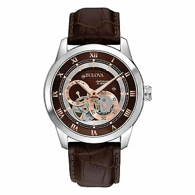$279.99 • Buy Bulova Men's Brown 96A120 BVA Series Dual Aperture Dial Watch