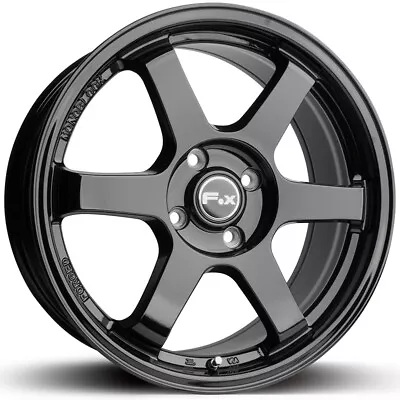Alloy Wheels 17  Fox PF1 Black Gloss For Mazda 3 [Mk3] 13-18 • $720.59