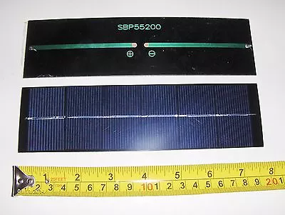 LOT Of 10 (ten)   3V X 500 Ma. Mini Solar Panel Epoxy Virtually Indestructible • $47.99