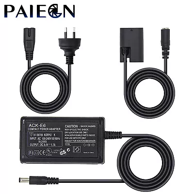 Paiegn ACK-E6 AC Power Adapter DR-E6 DC Coupler For LP-E6 Canon EOS 6Da 90D R71 • $33.99