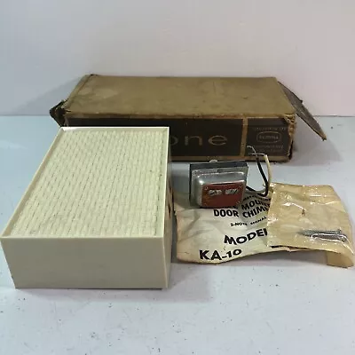 VINTAGE Mid Century NuTone DOOR Bell CHIME Builders CONTRACTOR KIT CD-110N NEW • $99.95