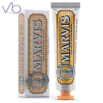 MARVIS Limited Edition Orange Blossom Bloom Toothpaste With Floral Tones 75ml • $16