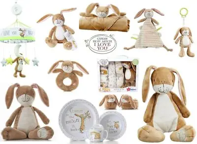 Guess How Much I Love You Soft Toy Little Nutbrown Hare Rattle Comforter Gift • £10.97