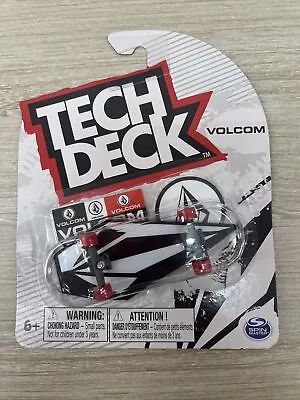 Tech Deck Ultra Rare VOLCOM Stone Logo Shape Fingerboard - Red Wheels • $14.50