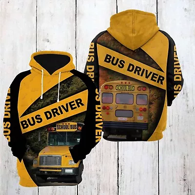 Unisex Bus Driver Sweatshirt Hoodie Bus Driver Hoodie Bus Driver Sweatshirt S • $38.99