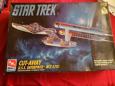 AMT-ERTL Star Trek Model U.S.S. Enterprise NCC-1701 - Cut-Away SW • $59.99