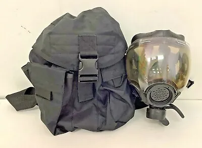 MSA Millennium Full Face Gas Mask CBRN Riot Control Size Medium W/ Backpack • $149.99