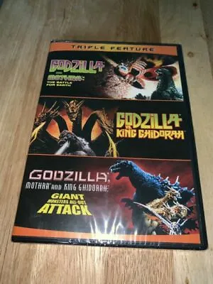 Triple Feature Giant Monsters DVD Set Godzilla Vs. Mothra And King Ghidorah Toho • $39.99