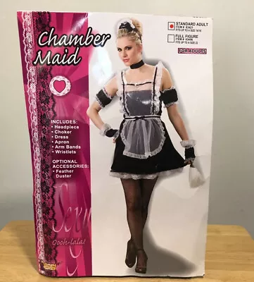 Adult Sexy Chamber French Maid Costume Outfit~Fits Up To Size 14/16 • $17.99