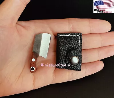 World Smallest Real Miniature Tiny Working Pocket EDC Knife Keychain REAL CUT ! • $7.95