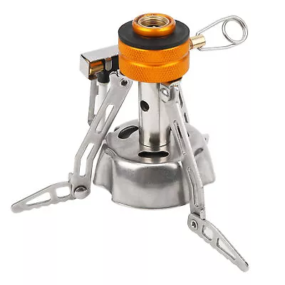 Mini Camping Oven Stove Outdoor Portable Windproof Gas Stove Foldable Picnic • £12.49