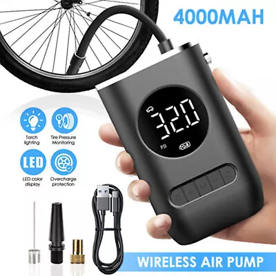 150PSI Air Pump Tire Car Electric Inflator Bike Pump Mini Wireless Portable Pump • $37.99