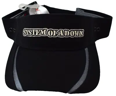 System Of A Down Mens System Of A Down SOAD Logo Strapback Visor Cap NWT • $4.99