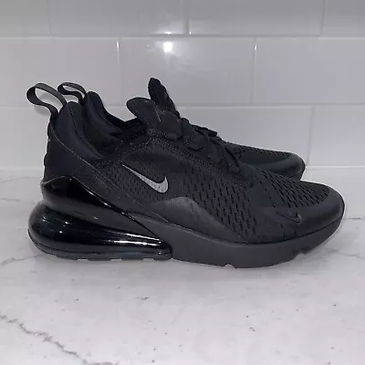 Nike Air Max 270 Mens Shoes Size US 11 UK 10 ‘Triple Black’ • $179