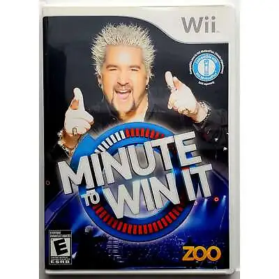 Minute To Win It - Nintendo Wii Pristine Authentic Tested Game 180 Day Guarantee • $7.49