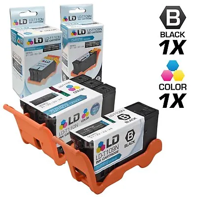 $13.99 • Buy LD Comp HY Ink For Dell Series 24 Black & Color V515w Set Of 2: 1 T109N 1 T110N