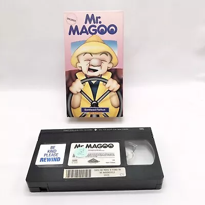 1988 Mr. Magoo's Cartoon Collection Barefaced Flatfoot VHS • $4.59