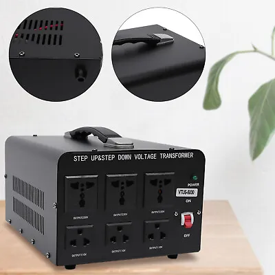 5000 Watts Voltage Converter Transformer Machine Step-up/Step-Down 110V To 220V • $98