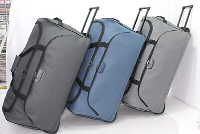 £29.99 • Buy X Large 30  Wheeled Holdall Suitcase Weekend Luggage Duffel Trolley Cargo Bag UK