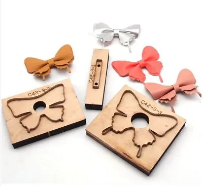 3Pcs Buttfly Bow Pendant Die Cut Mold Japan Steel Blade Steel Rule Leather Craft • $63.55