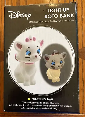 Disney's The Aristocats Light Up Roto Bank - Marie The Cat • $21.99