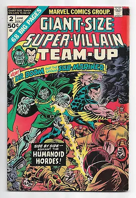 Giant-Size Super-Villain Team-Up #2 Marvel Comics 1975 Sub Mariner / Dr. Doom • $12.17