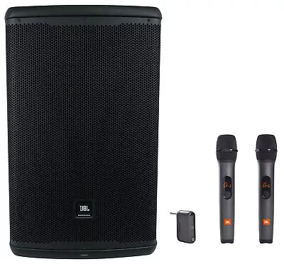 JBL EON715 15  1300w Powered DJ PA Speaker W/Bluetooth/DSP+(2) Wireless Mics • $593.95