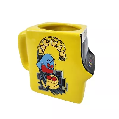 Official Pac Man Arcade Game Shaped Mug Retro Tea Coffee Cup Caddy NWT • $17.99