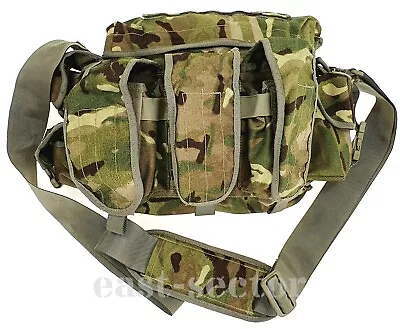 Original British Ex Army MTP Field Pack Haversack MOLLE Grab Bag Shoulder Pouch • £94.07
