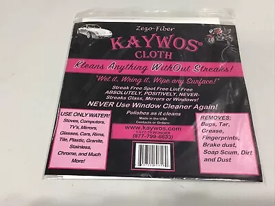 Zezo Fiber Miracle Cleaning And Polishing Cloth By Kaywos • $4.99