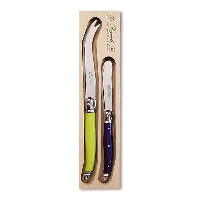 Laguiole Cheese Knife Set In Wooden Display Box. Multi Colour • £29.99