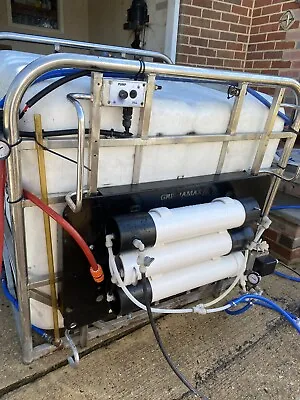 £1000 • Buy RO Water Filter System For Window Cleaning Water Fed Pole Grippatank Ionics Pro5