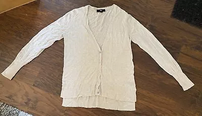 Mossimo Women's Tan/Beige Button Up Cardigan Sweater Size Large • $18