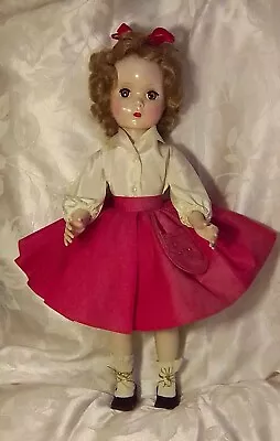 VTG 1950's  MADAME ALEXANDER   MAGGIE  TEENAGE DOLL. 18 H. HP. ALL ORIG.EXC.COND • $139