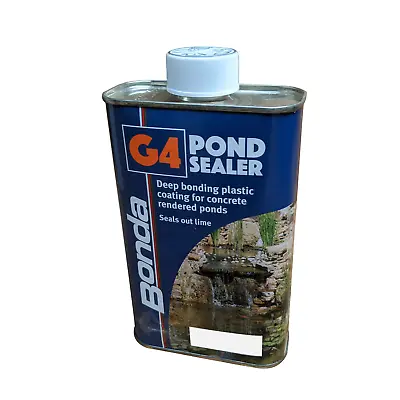 G4 Pond Sealer Clear Paint Bondaglass Waterproof Concrete Seal  500g Clear • £18.99