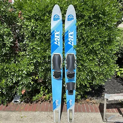 $72.99 • Buy Vintage EP XR7 Water Skis LTD Series 67” Aluminum Fin Combo Slalom Pair