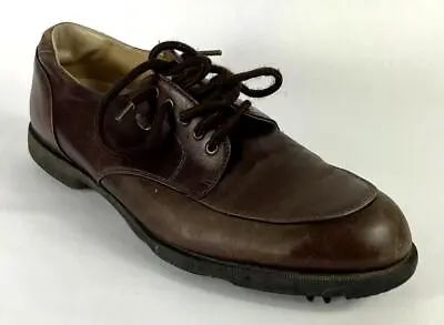 Etonic Dri Lites 400 Golf Shoes Mens 12M Brown Leather • $14.39