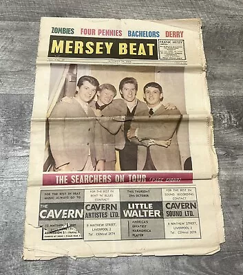 1964 Mersey Beat 10/29 ~ The Searchers ~ Manfred Mann ~ Kirkbys • $20