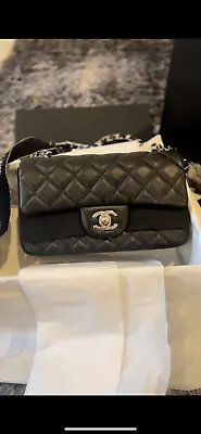Brand New Black Chanel Classic Mini Flap Bag 2024 • £5750