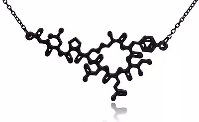 Oxytocin Molecule Stainless Steel Necklace • $17.99