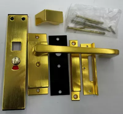 £20 • Buy Eurospec Disabled Toilet Handle Set Left Hand Satin Gold Anodised