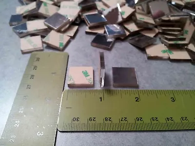 3/4 Inch Small Square Mirrors 50 Pieces Mosaic Mirror Tiles 3M 50 Pcs • $15