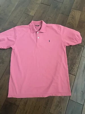 Polo Ralph Lauren Polo Shirt Mens Size XL Pink Short-Sleeve Top. Pre-owned • £10.99